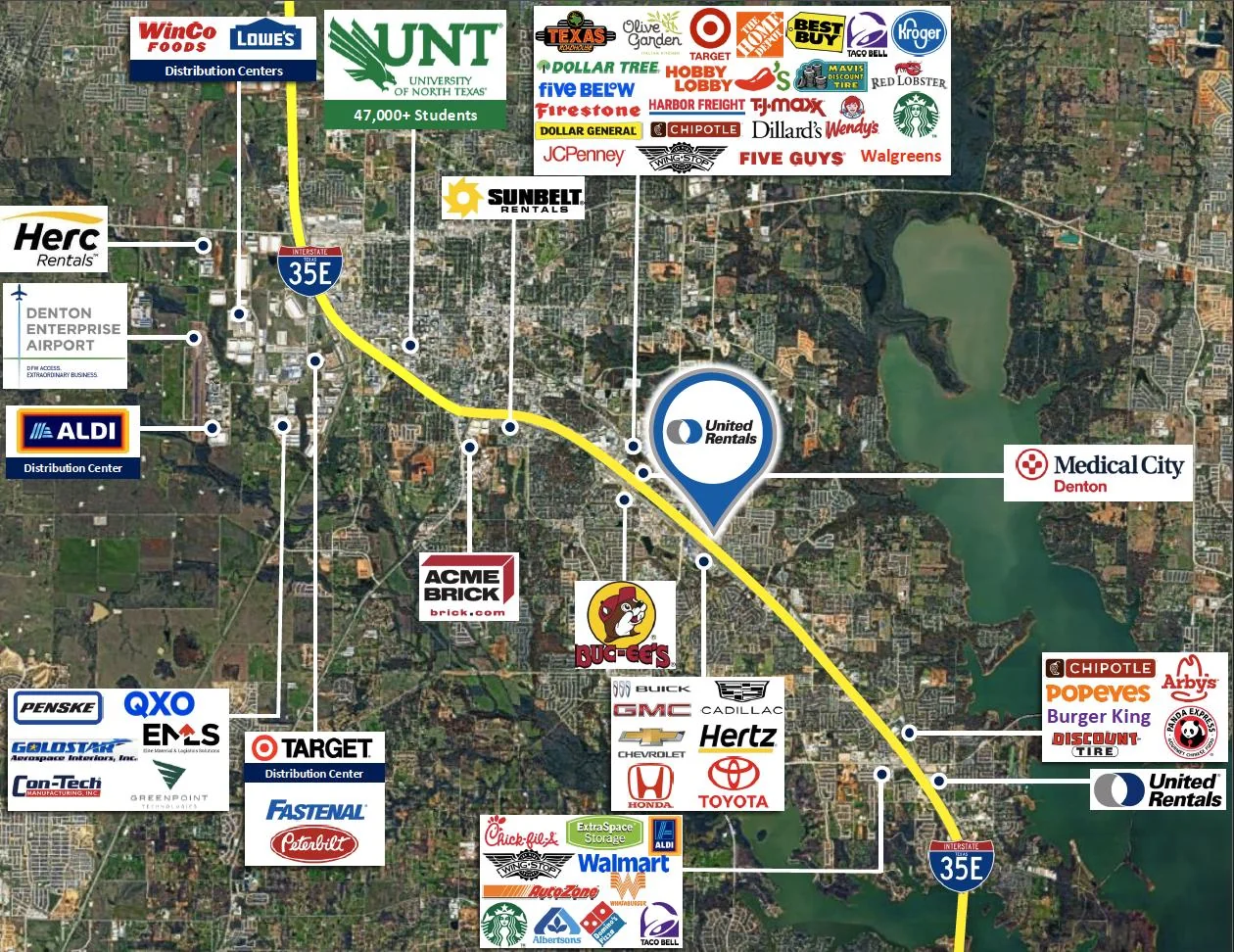 United Rentals | Dallas-Ft Worth MSA | NNN — Sale in Denton, TX, photo 4 of 6
