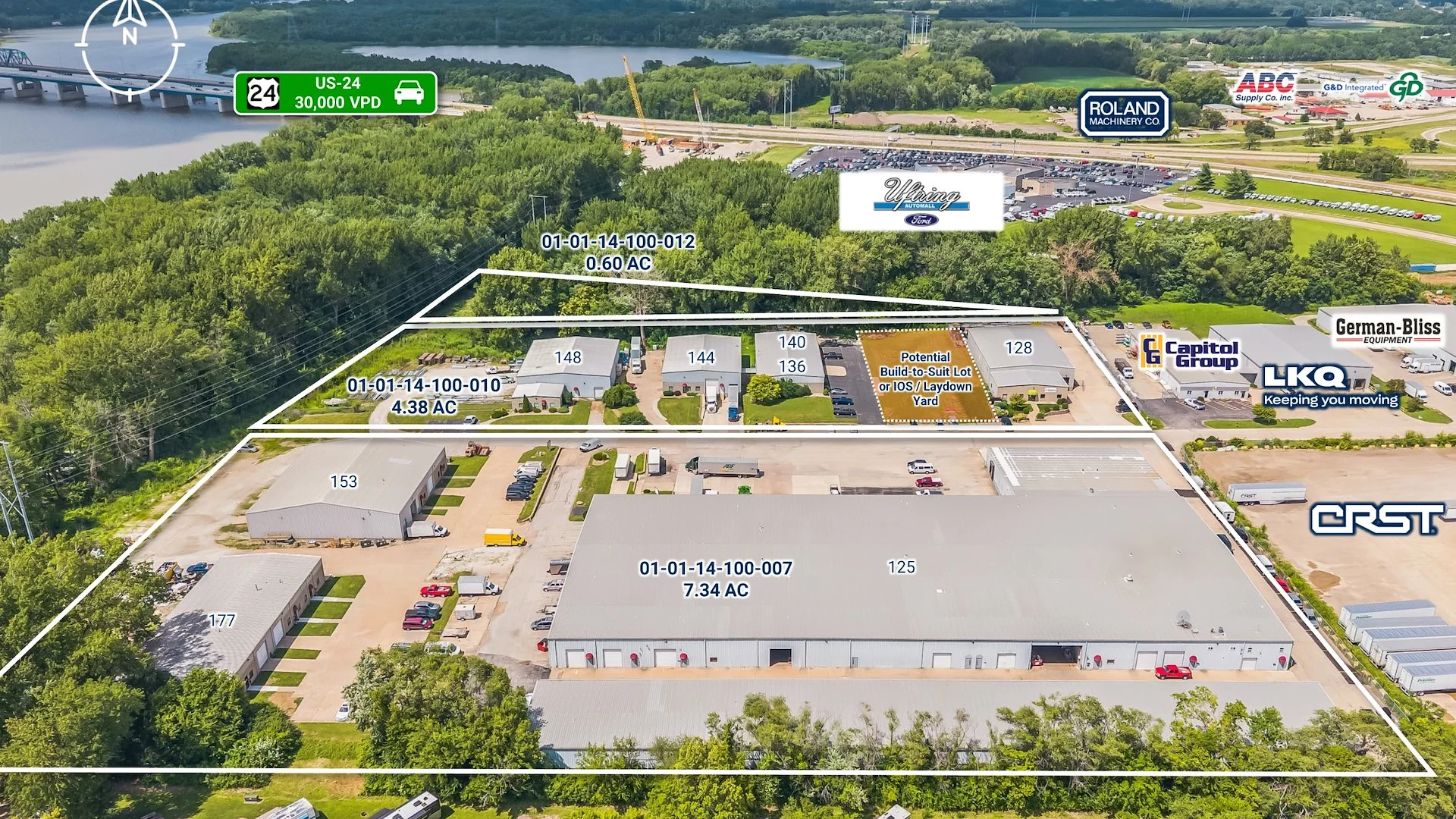 Thunderbird Commerce Park | 8 Building Flex Park — Sale in East Peoria, IL, photo 3 of 6