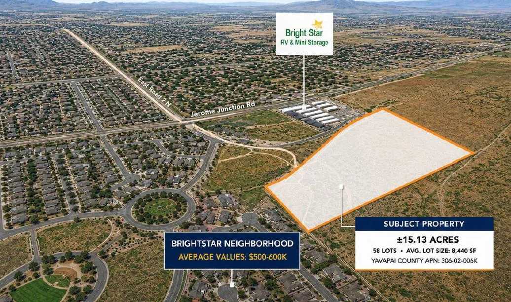 Brightstar North - 58 SFR Lots — Sale in Chino Valley, AZ, photo 1 of 3