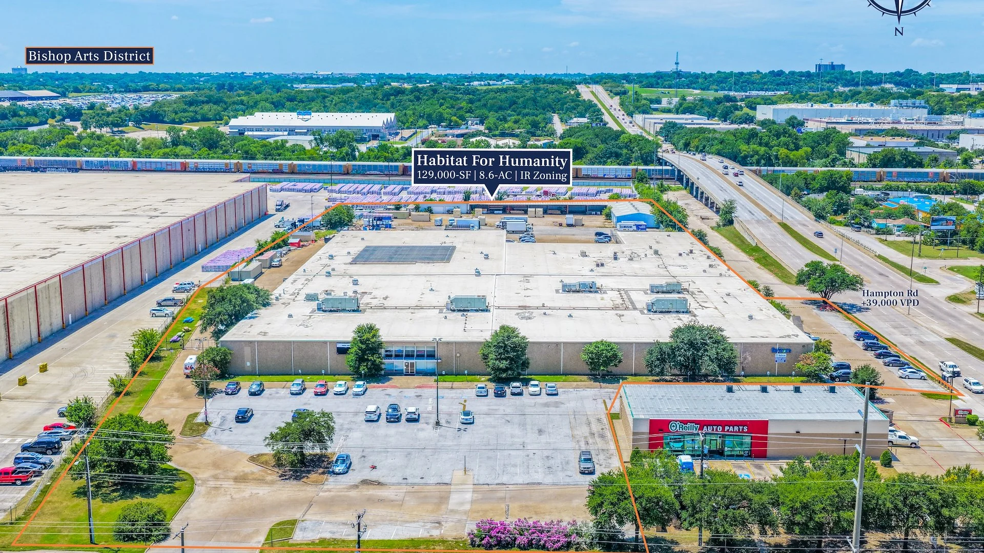 NNN Investment / Hampton-Singleton Urban Covered Land… — Sale in Dallas, TX, photo 2 of 5