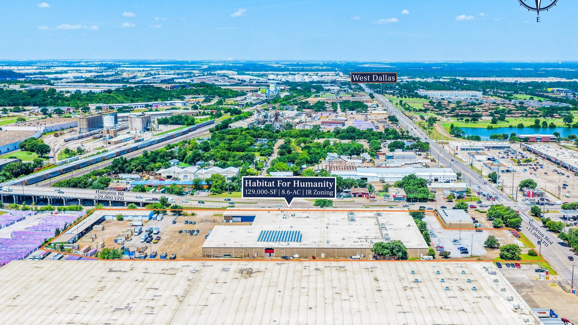 NNN Investment / Hampton-Singleton Urban Covered Land… — Sale in Dallas, TX, photo 3 of 5