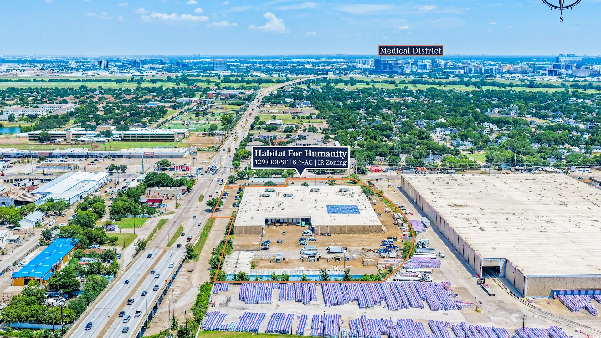 NNN Investment / Hampton-Singleton Urban Covered Land… — Sale in Dallas, TX, photo 4 of 5