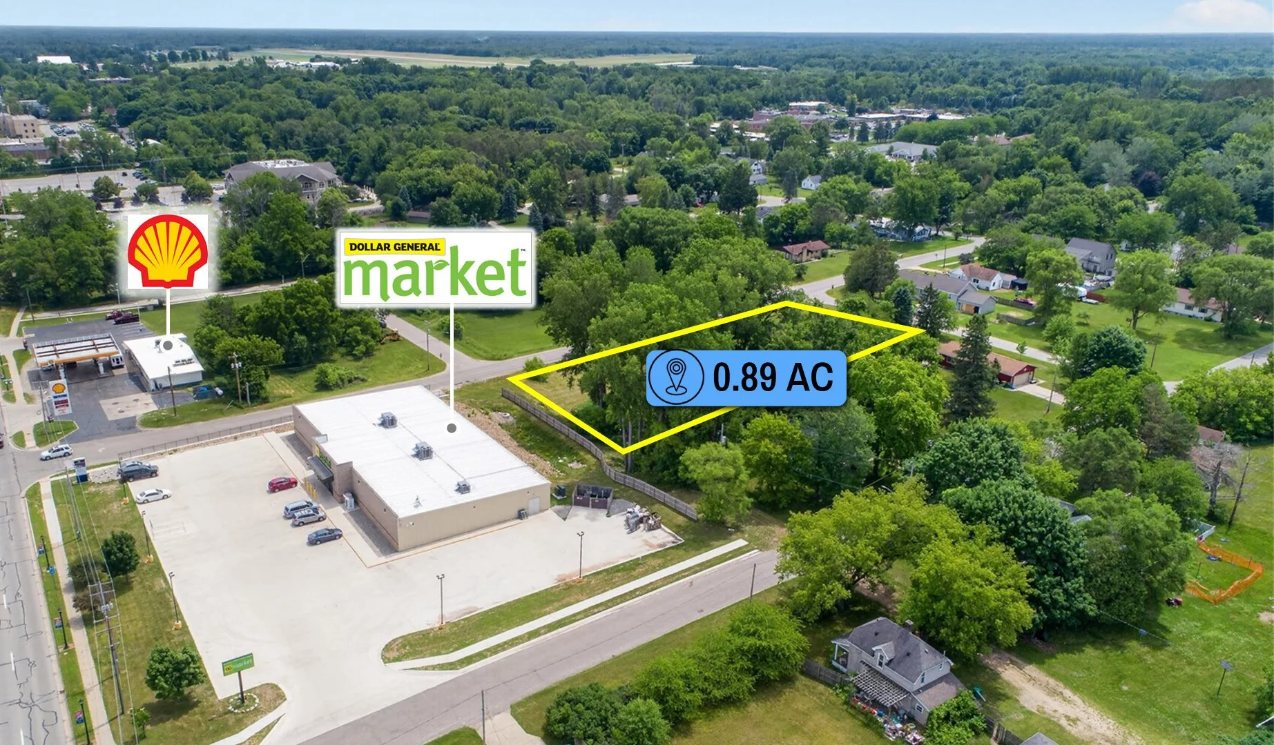 $1 Auction – 0.89 Acre Parcel | Dollar General Market… — Sale in Gladwin, MI, photo 5 of 8