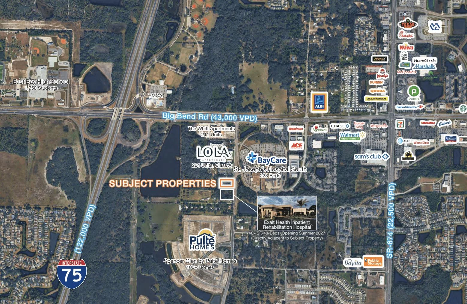 +/-1.24- Acre Suburban Mixed-Use Development Site — Sale in Riverview, FL, photo 1 of 3