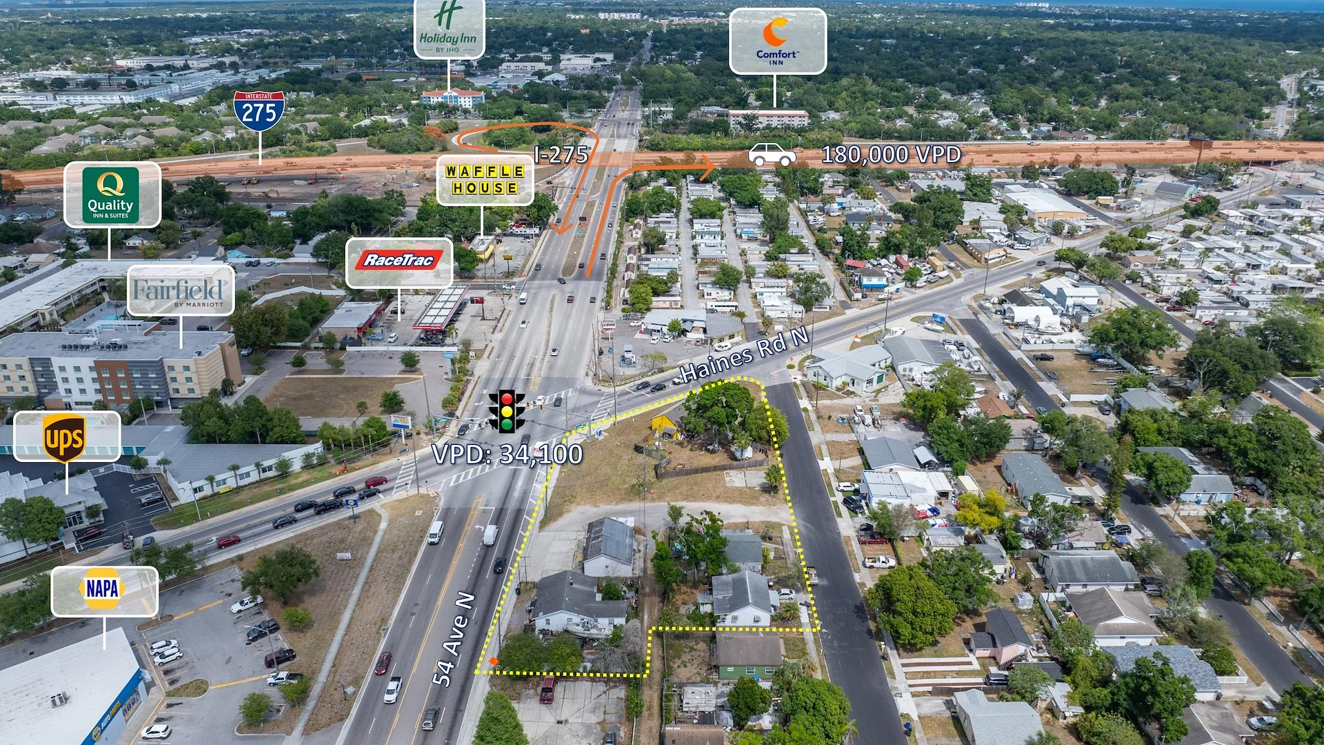 Signalized Corner in North St. Petersburg | Direct… — Sale in St. Petersburg, FL, photo 6 of 6