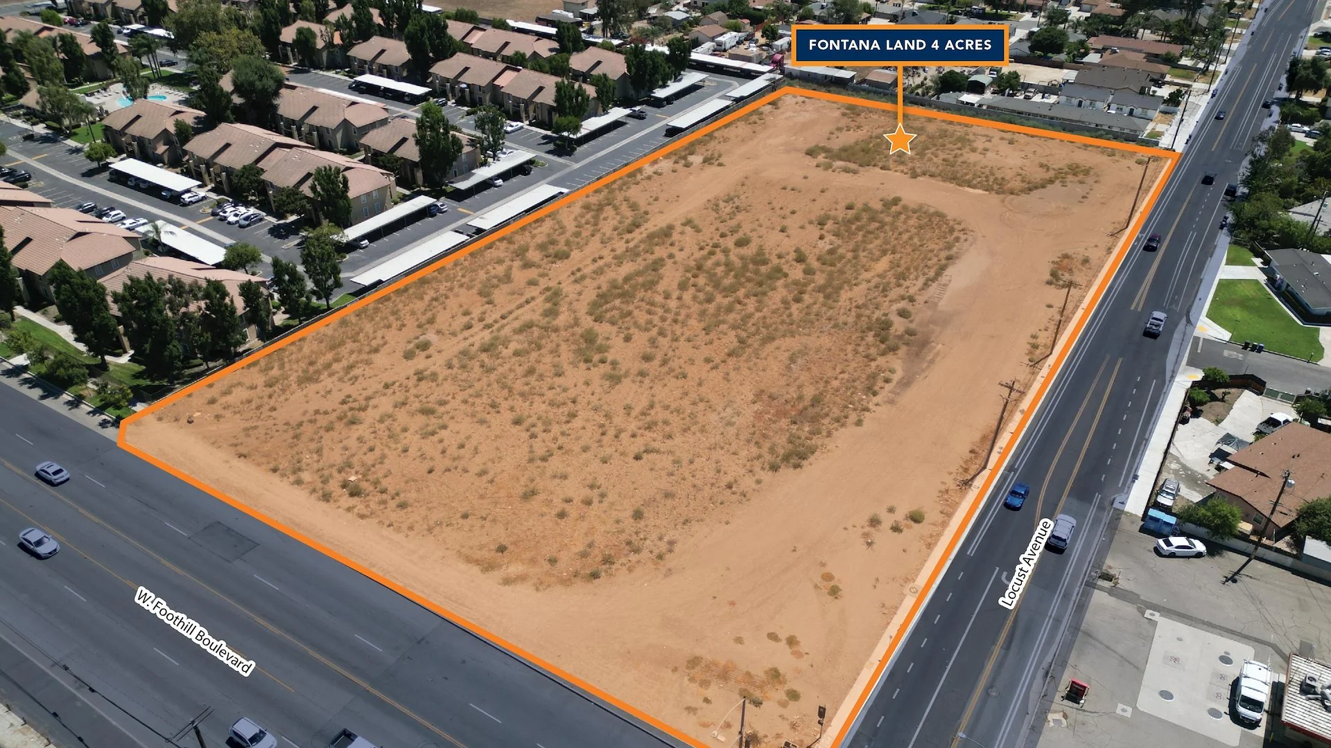 ± 4.0 Acre Development Site — Sale in Fontana, CA, photo 1 of 2
