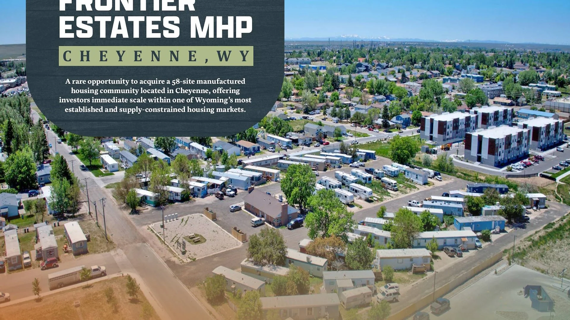 Frontier Estates MHP - multifamily for sale in cheyenne, WY