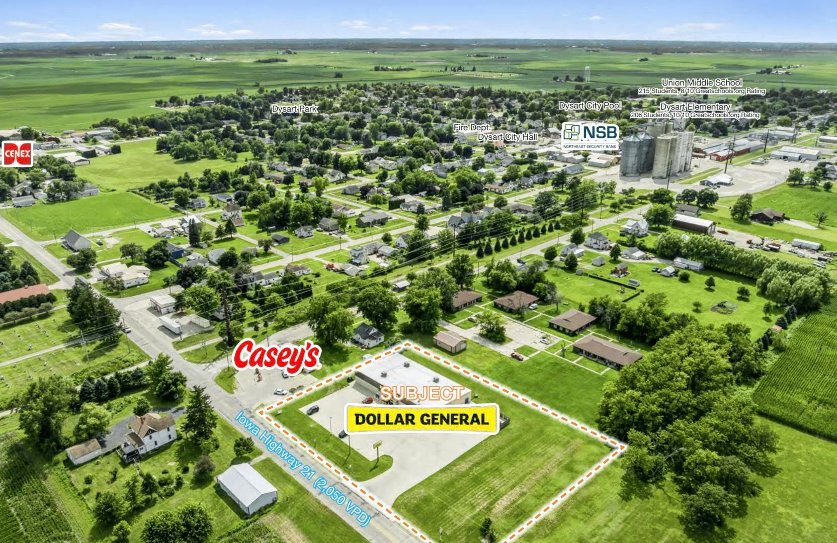 Dollar General | Triple Net Lease | Limited… — Sale in Dysart, IA, photo 2 of 5