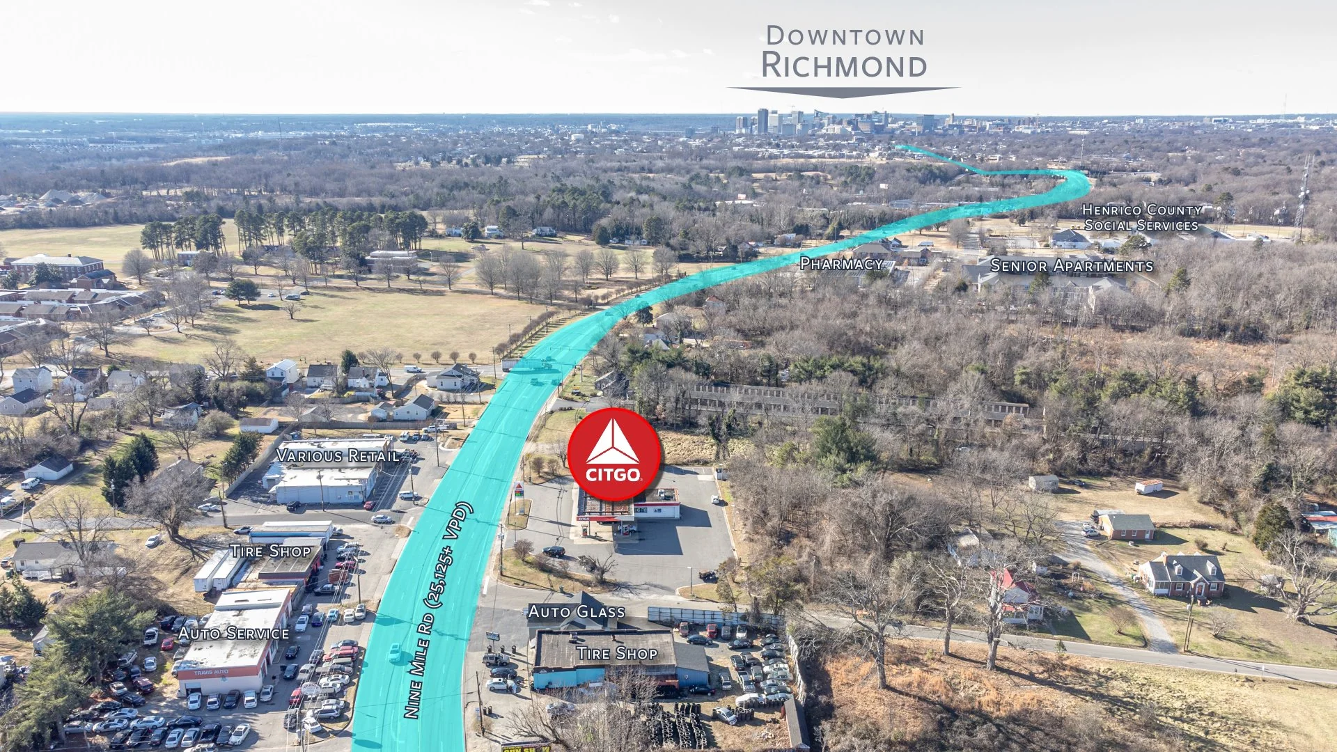 Citgo C-Store & Gas (NASDAQ: ARKO) | Low Price Point… — Sale in Richmond, VA, photo 2 of 8