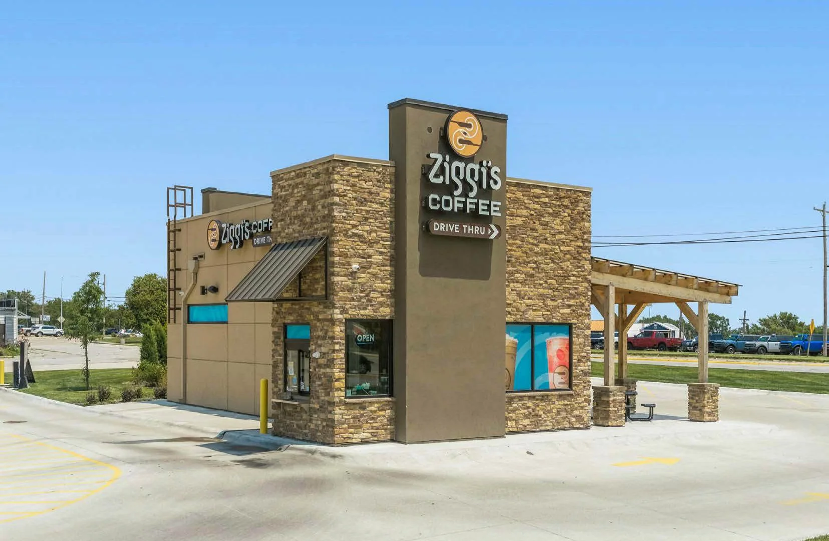 Ziggi's Coffee | ±9.5-Yr Abs NNN | New 2024 Build | Along US Hwy 136 | Fairbury, NE - food service for sale in fairbury, NE