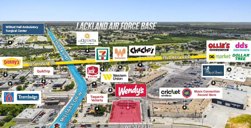 Wendy's | Corp Guaranty | 2018 Remodel | San Antonio,… — Sale in San Antonio, TX, photo 2 of 3