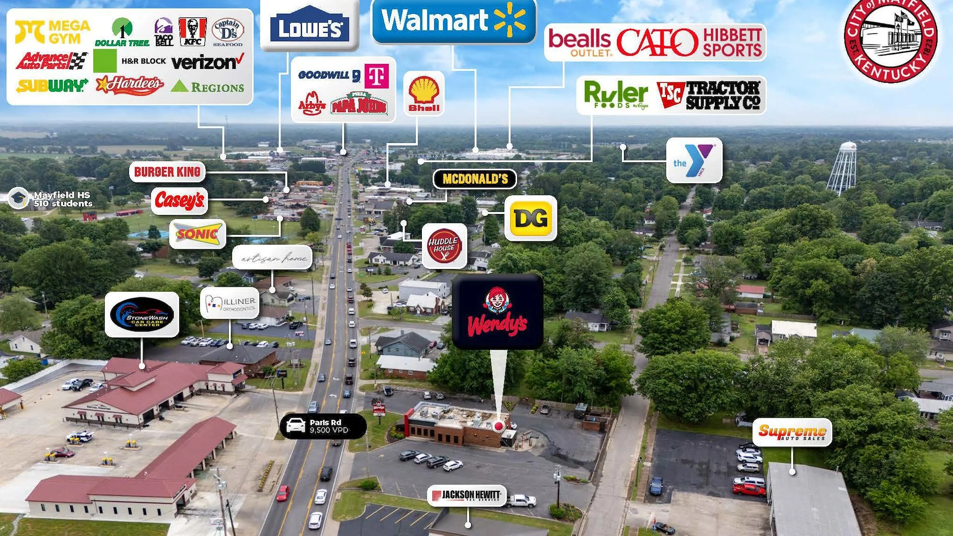 Wendy’s | Low Rent & Price Point — Sale in Mayfield, KY, photo 3 of 3