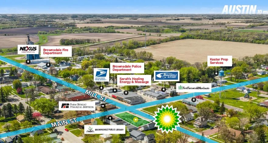 BP Gas Station | Absolute-NNN Lease | ±19 Years… — Sale in Brownsdale, MN, photo 3 of 3