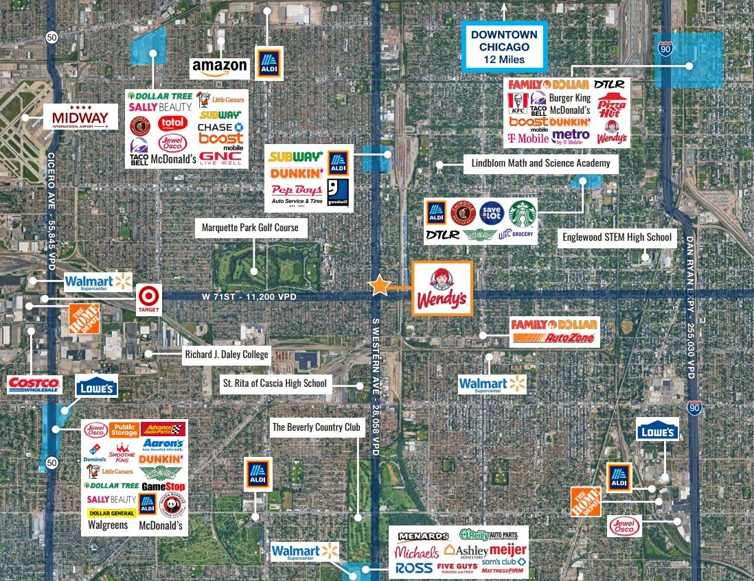 Absolute NNN Ground Lease Wendy's in Chicago, IL — Sale in Chicago, IL, photo 2 of 2