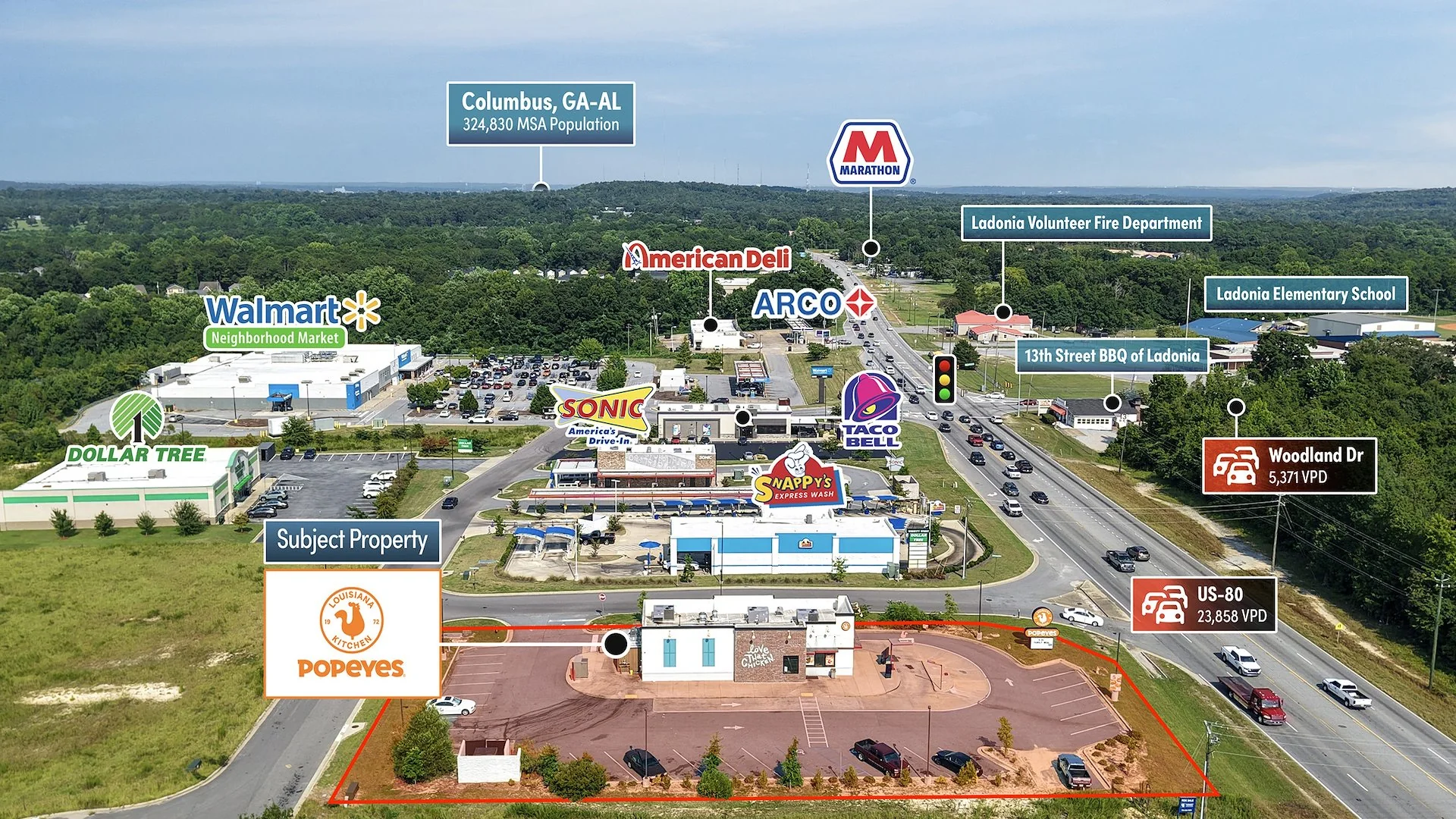 Popeyes (Walmart-Anchored Development) — Sale in Phenix City, AL, photo 3 of 4