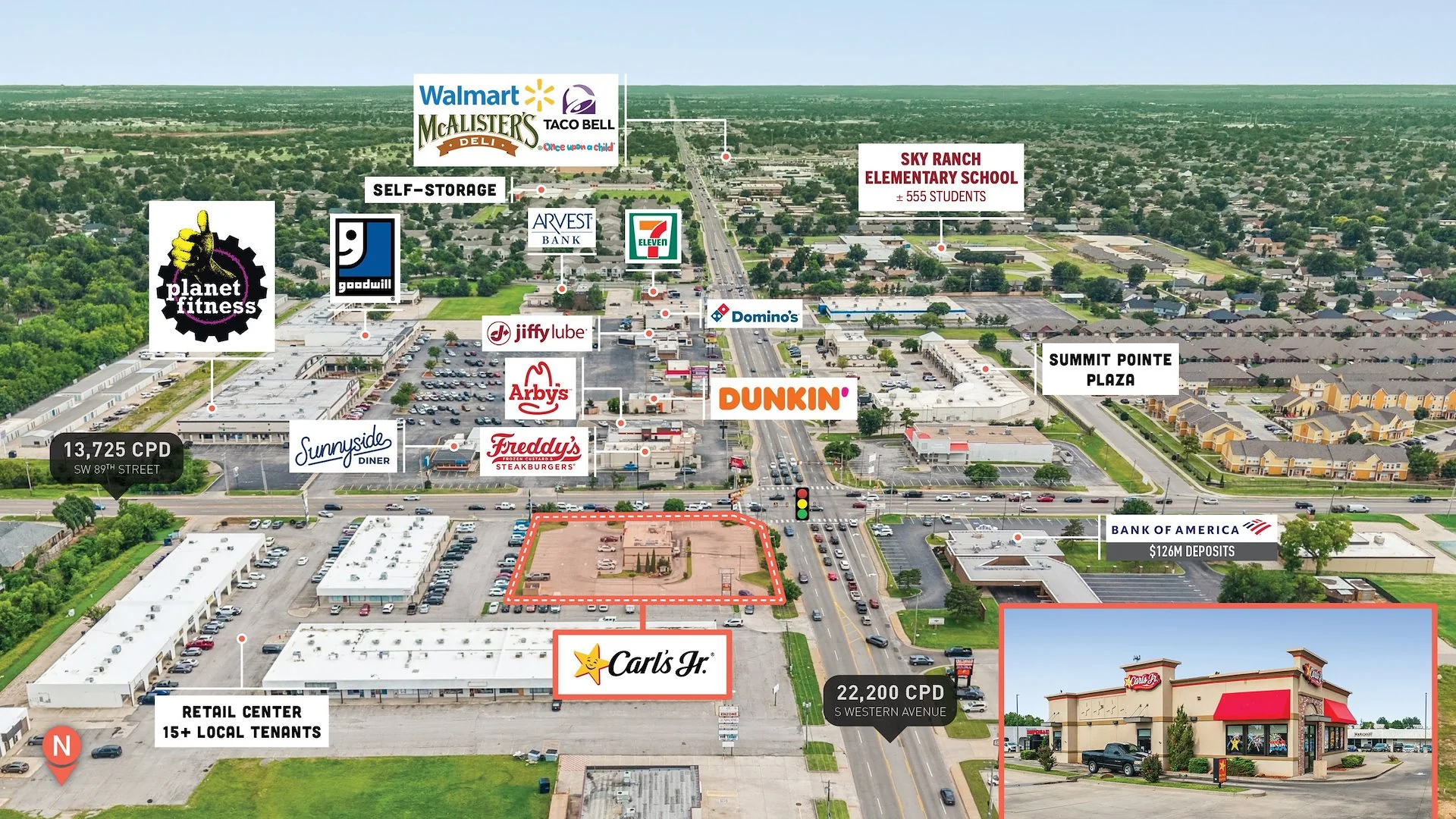Carl's Jr. — Sale in Oklahoma City, OK, photo 1 of 5