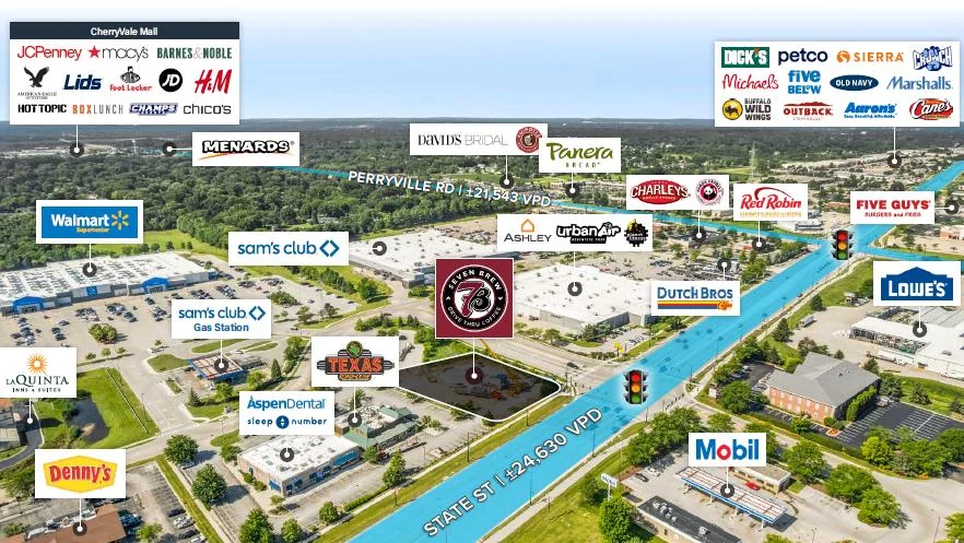 7 Brew | New 15-Yr NNN GL | 37-Unit Guaranty |… — Sale in Rockford, IL, photo 3 of 3