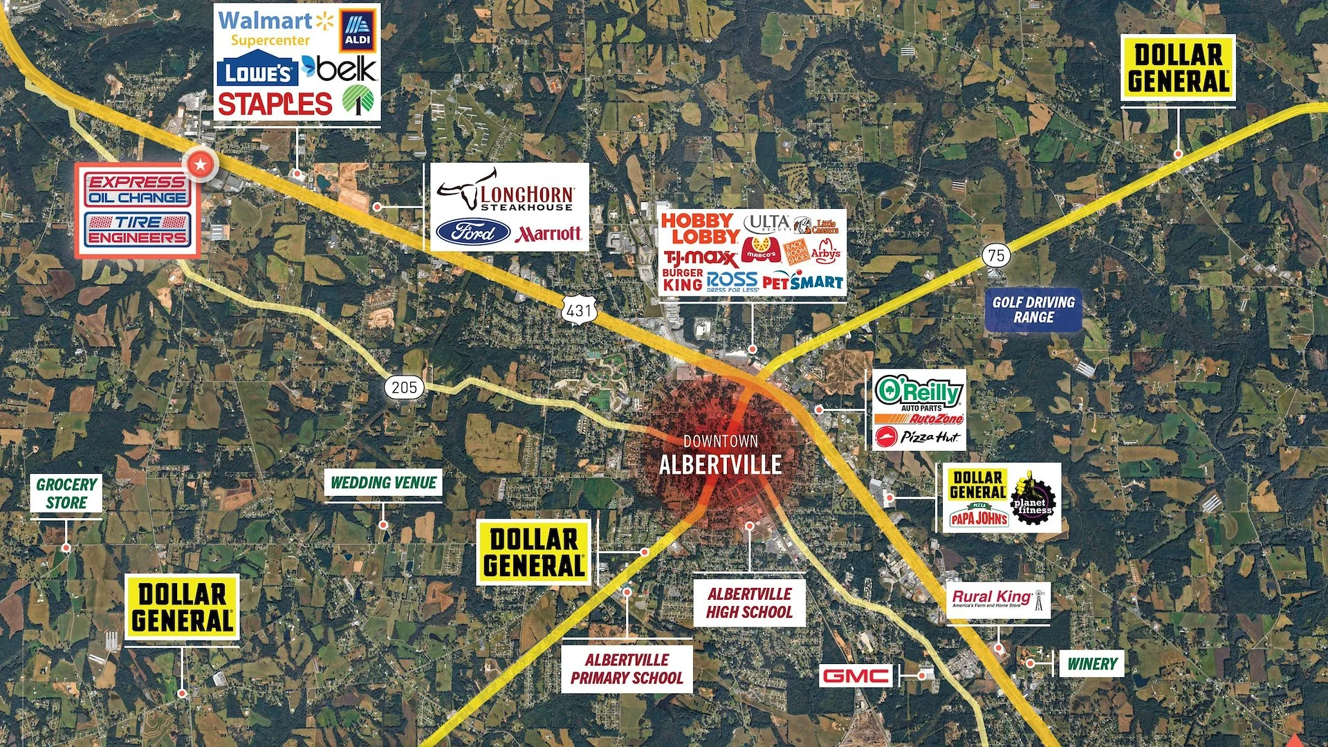 Express Oil Change & Tire Engineers Sale-Leaseback — Sale in Guntersville, AL, photo 3 of 5