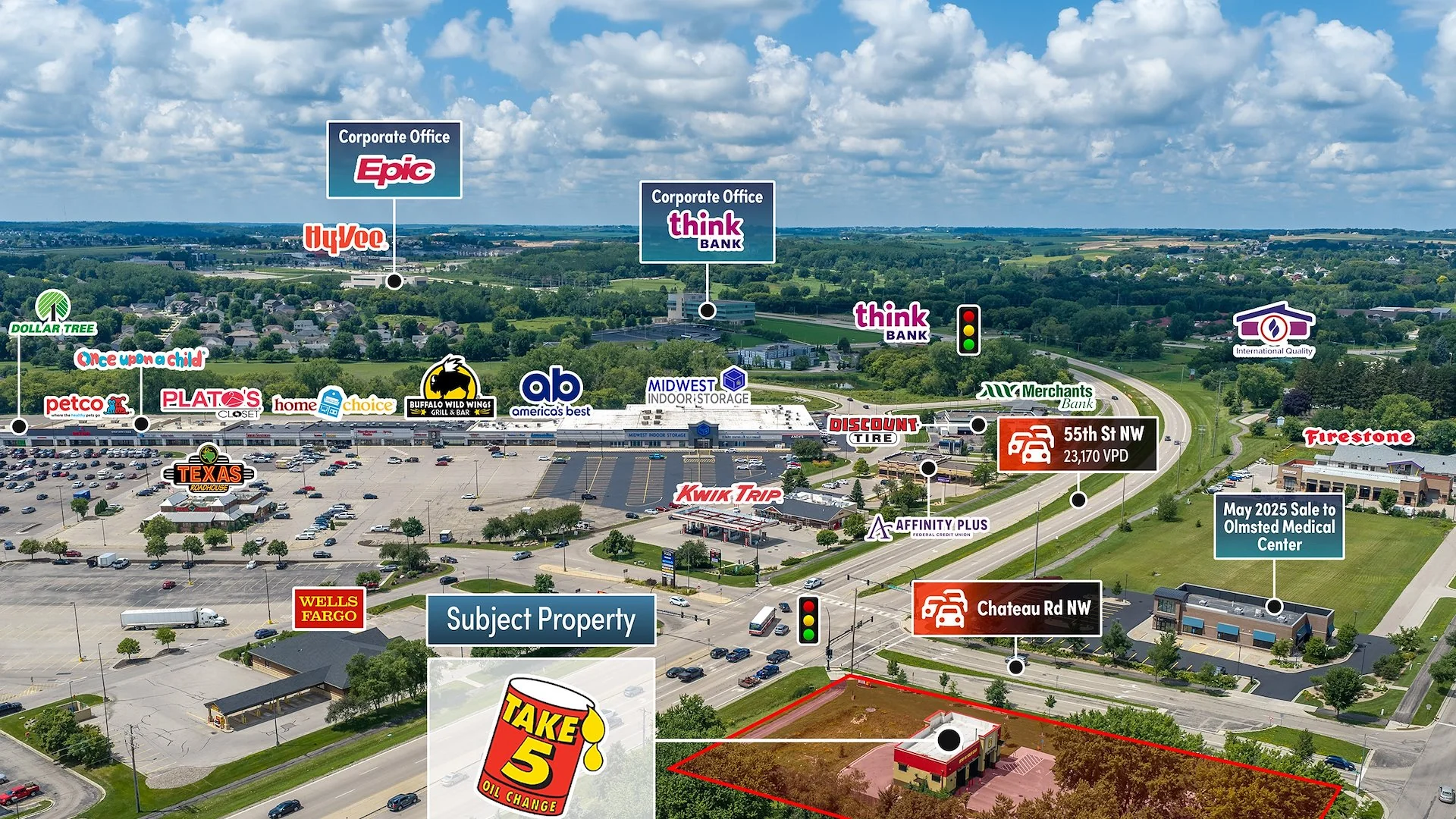 Take 5 (1.14-Acre Hard Corner Site) — Sale in Rochester, MN, photo 2 of 4
