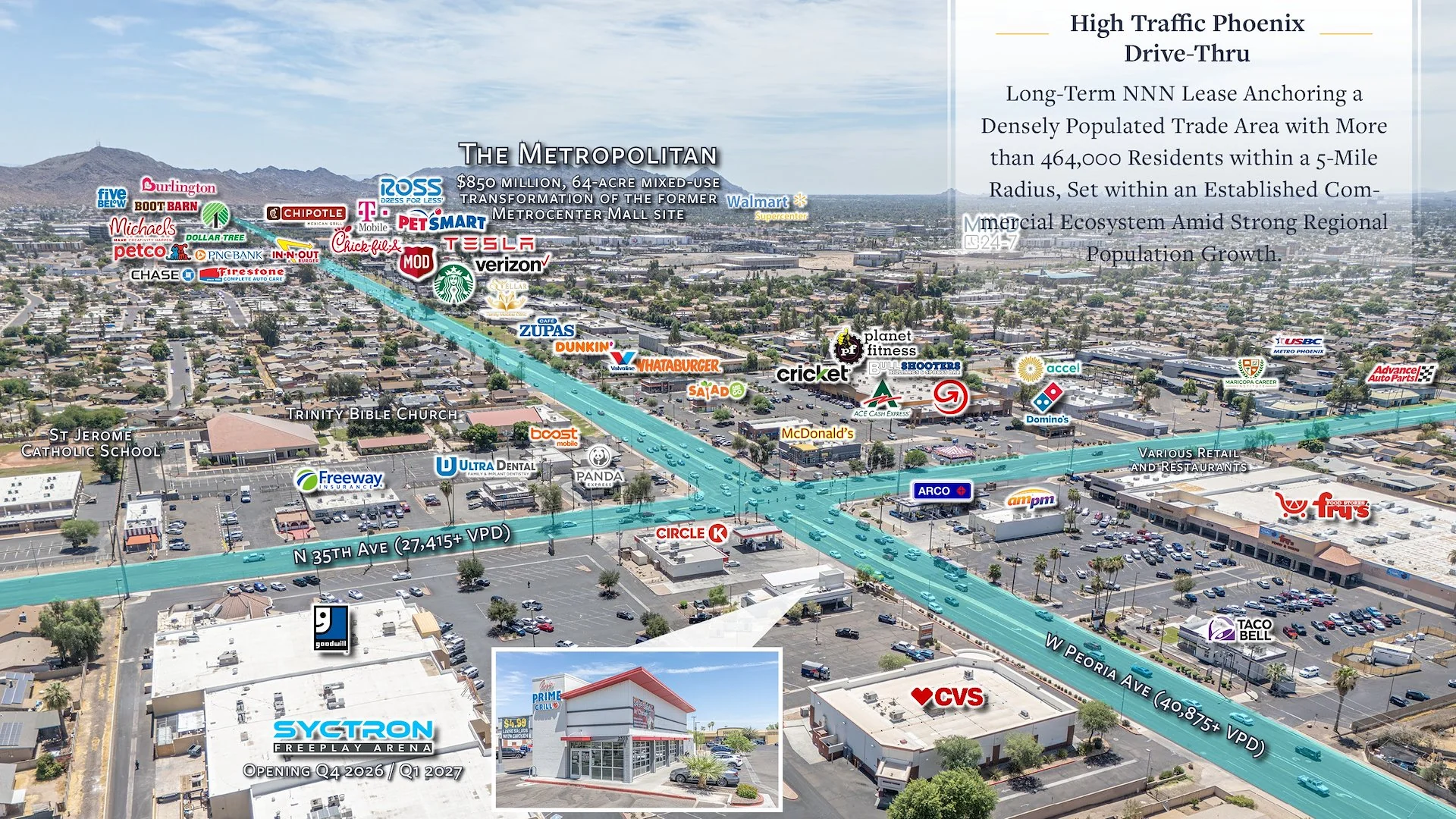 Angie's Prime Grill w/ Dr-Thru | 68k+ VPD | Long Term… — Sale in Phoenix, AZ, photo 1 of 8