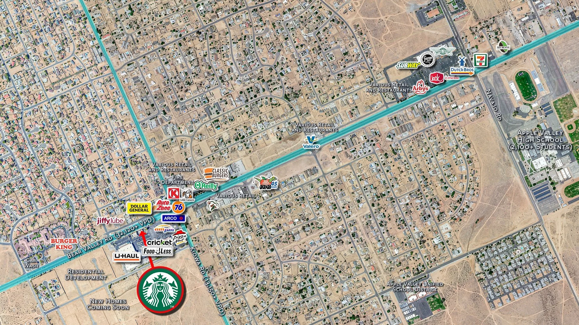 Starbucks w/ Drive-Thru | California | Food 4 Less… — Sale in Apple Valley (Riverside Msa), CA, photo 2 of 5