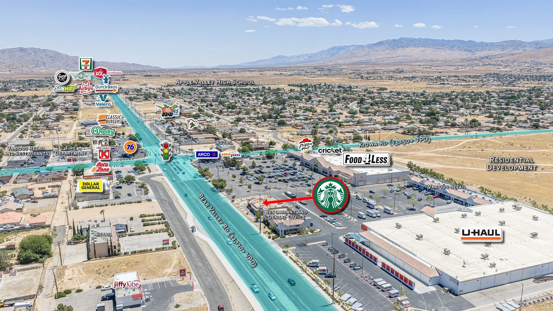 Starbucks w/ Drive-Thru | California | Food 4 Less… — Sale in Apple Valley (Riverside Msa), CA, photo 3 of 5