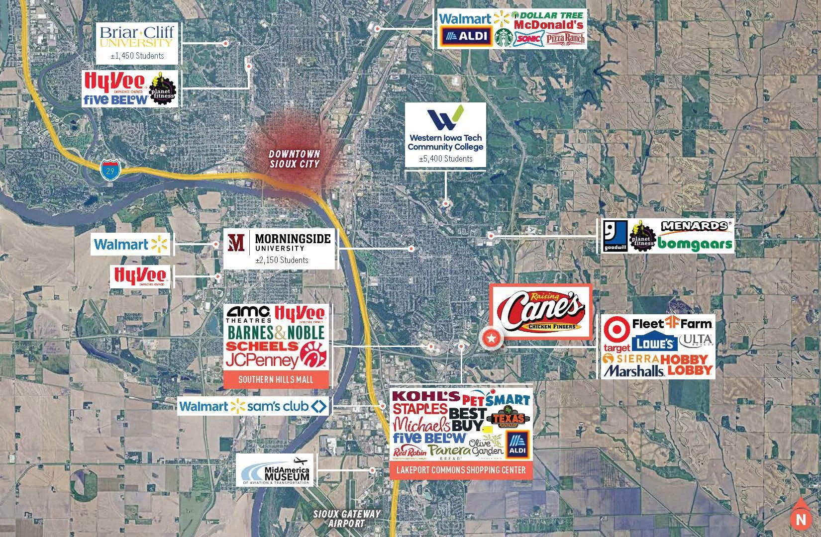 Raising Cane's Ground Lease — Sale in Sioux City, IA, photo 3 of 6