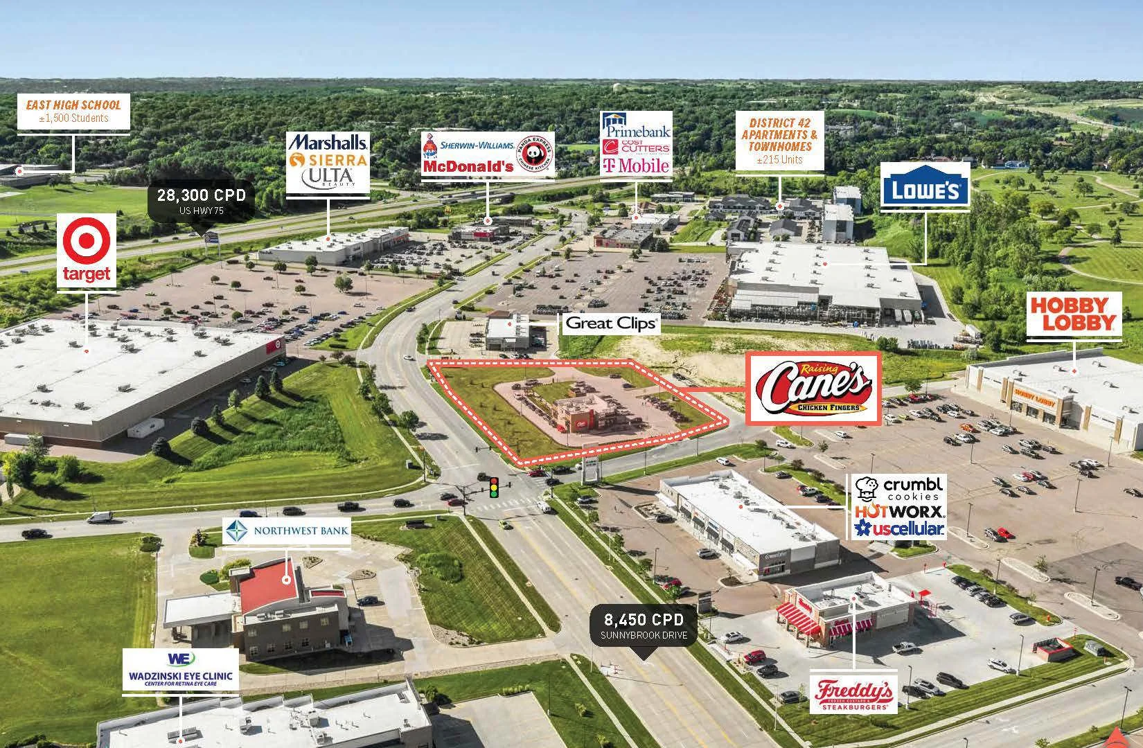 Raising Cane's Ground Lease — Sale in Sioux City, IA, photo 4 of 6