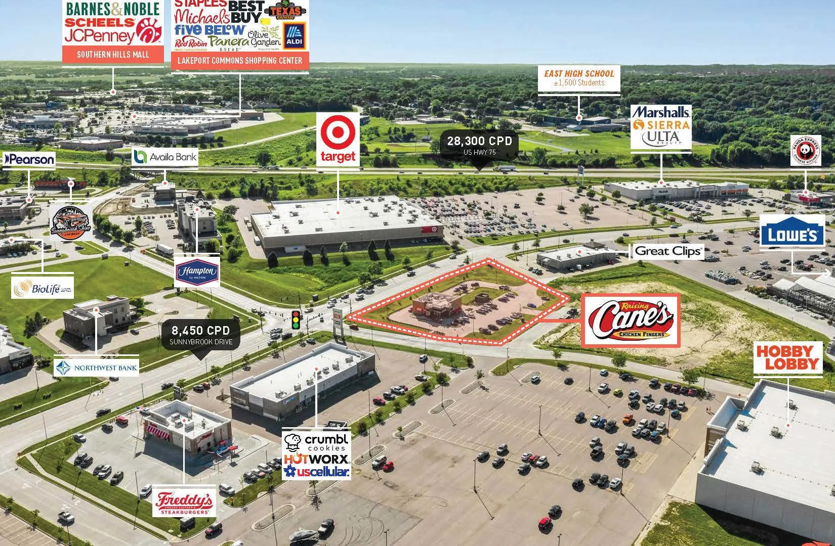 Raising Cane's Ground Lease — Sale in Sioux City, IA, photo 5 of 6