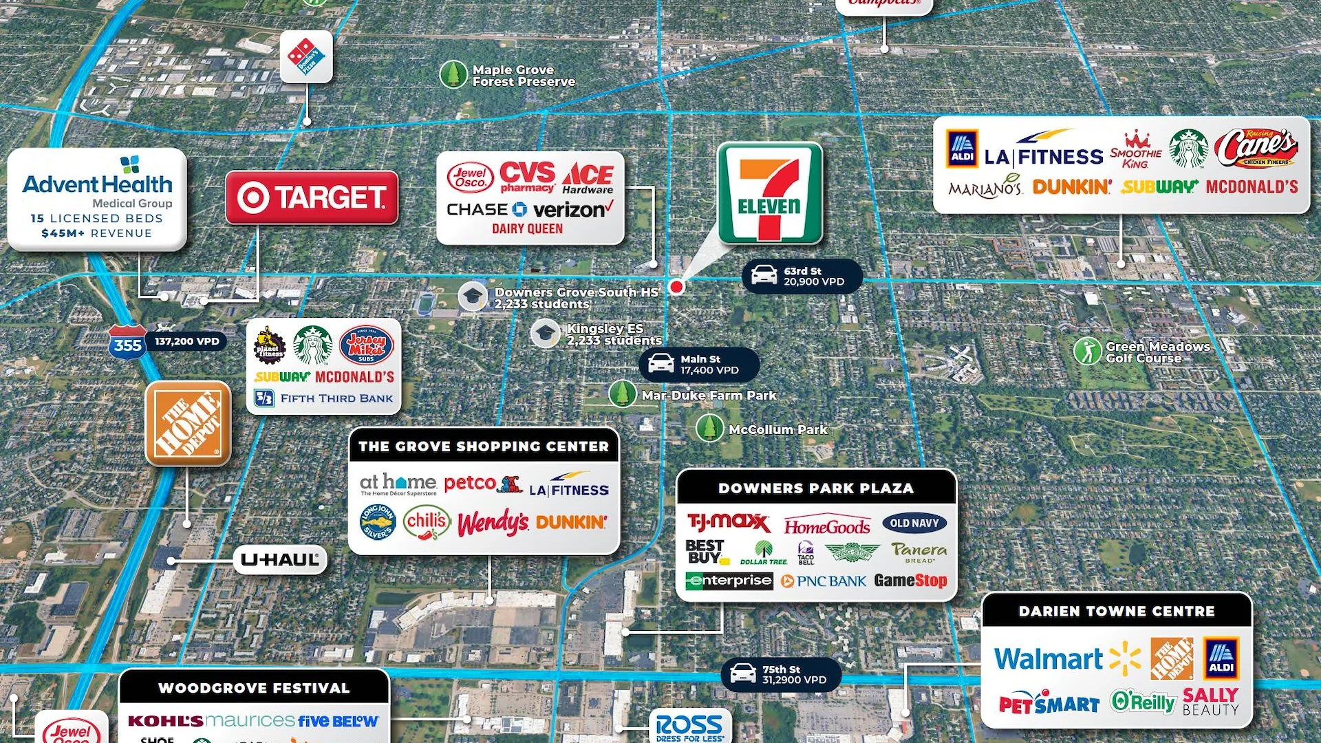 Corporate 7-Eleven w/ Gas - Bonus Depreciation… — Sale in Downers Grove, IL, photo 2 of 4