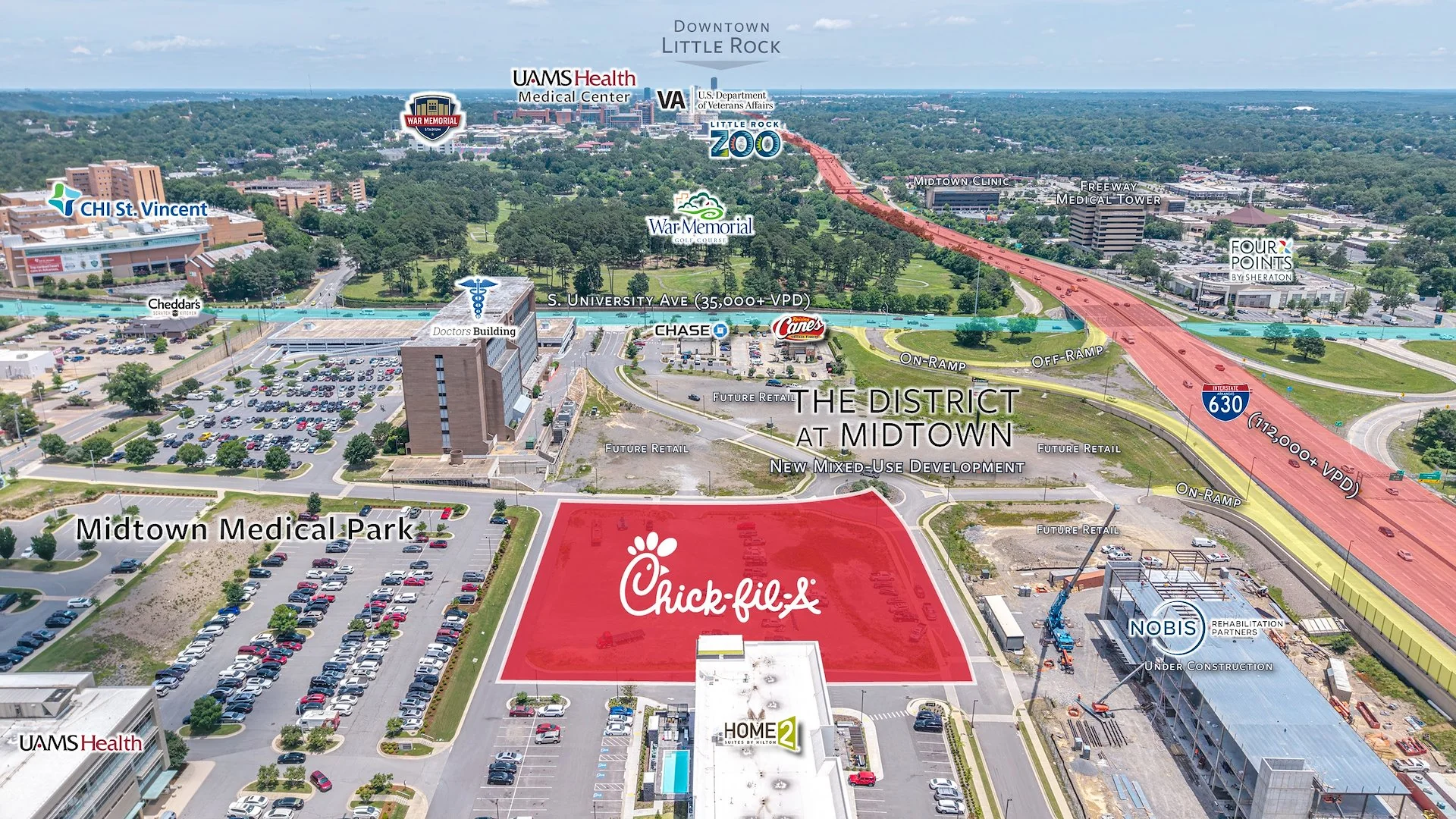 Chick-Fil-A w/ Triple Drive-Thru | W/in The District… — Sale in Ar 72205, AR, photo 1 of 6