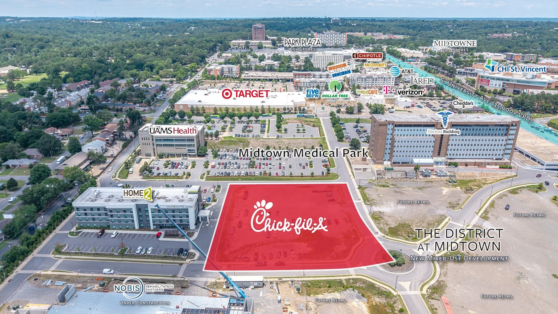 Chick-Fil-A w/ Triple Drive-Thru | W/in The District… — Sale in Ar 72205, AR, photo 4 of 6