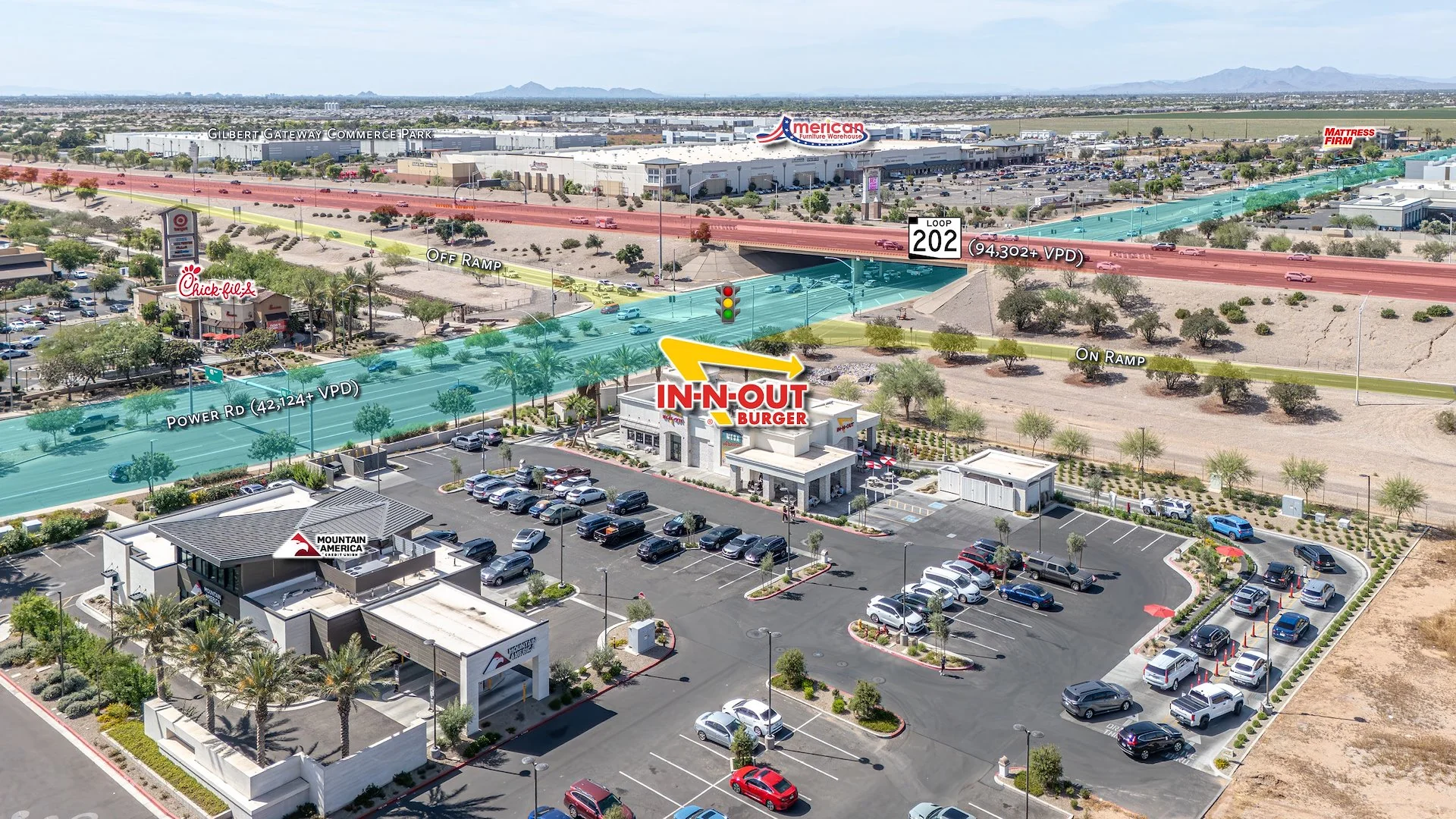In-N-Out - Rare Trophy Low Rent Abs NNN Ground Lease… — Sale in Mesa (Phoenix Msa), AZ, photo 3 of 8