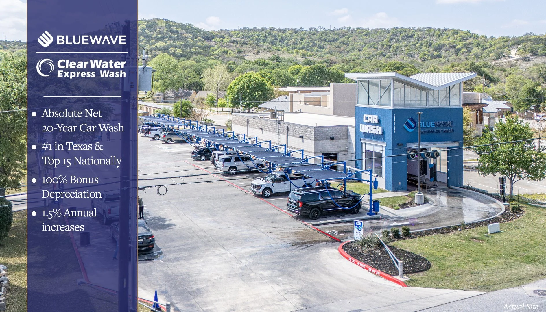 Bluewave Express Wash 1 Texas Operator 20Yr Abs Net… — Sale in San Antonio, TX, photo 2 of 2