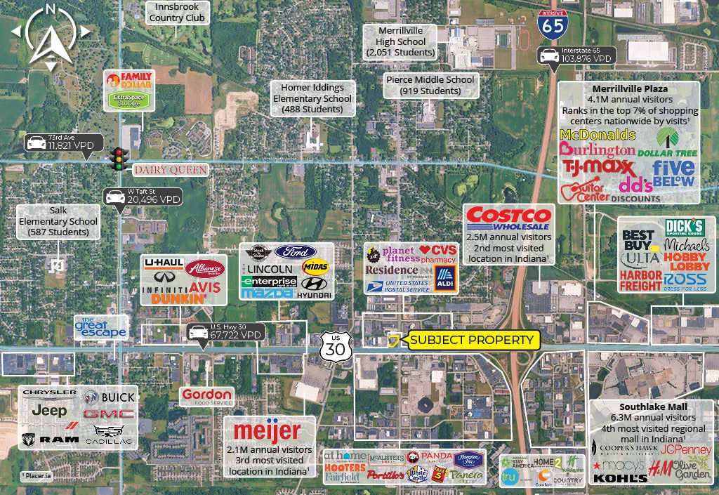 Single Tenant Hard Corner Walter E Smithe — Sale in Merrillville, IN, photo 4 of 8