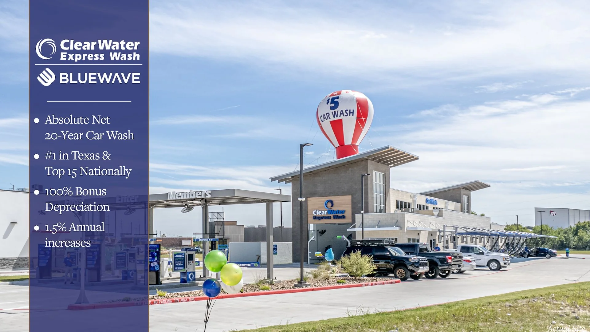 Clearwater Express Wash 1 Texas Operator 20Yr Abs Net… — Sale in Houston, TX, photo 1 of 1