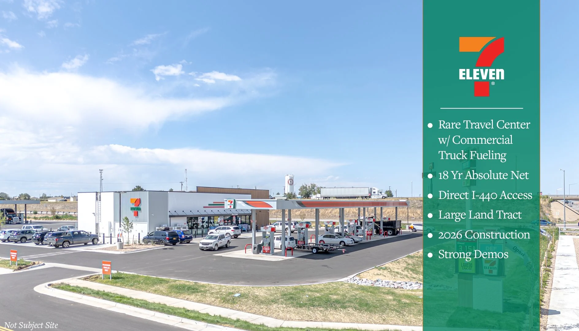 7Eleven Rare Travel Center W Commercial Truck Fueling Little Rock 18 Year Absolute Net Lease - retail for sale in little rock, AR