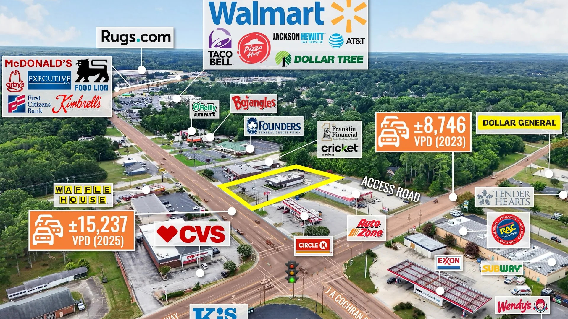 1 Auction Reit Sale Former Hardees With Drivethru 23K… — Sale in Chester, SC, photo 1 of 1