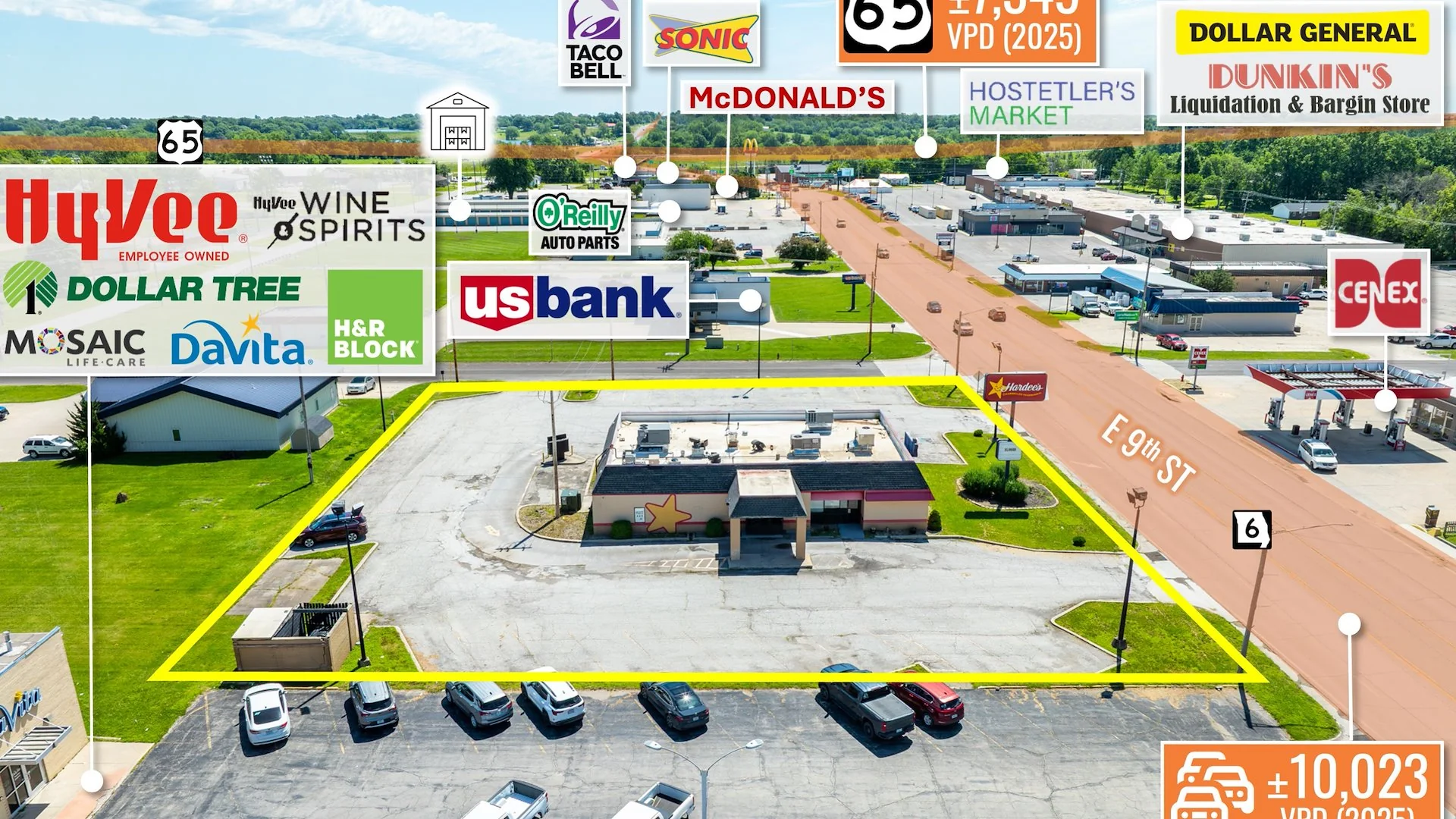 1 Auction Reit Sale Former Hardees With Drivethru… — Sale in Trenton, MO, photo 1 of 1