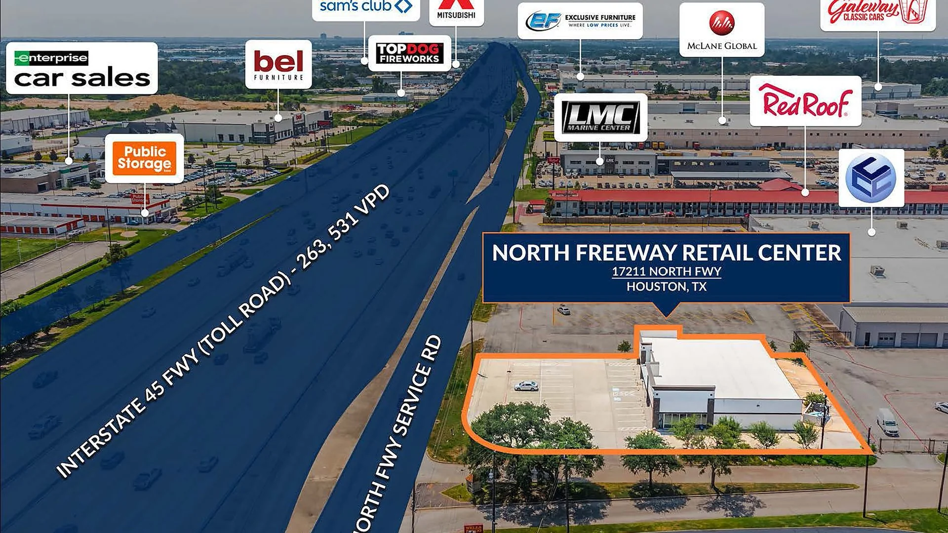 North Freeway Retail Center — Sale in Houston, TX, photo 4 of 5