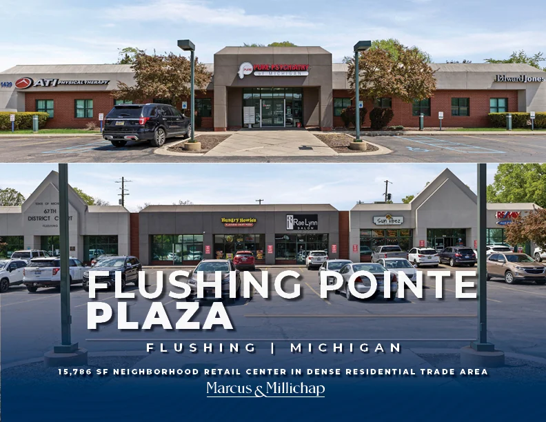 100% Occupied Retail Center | Strong Traffic &… — Sale in Flushing, MI, photo 1 of 7