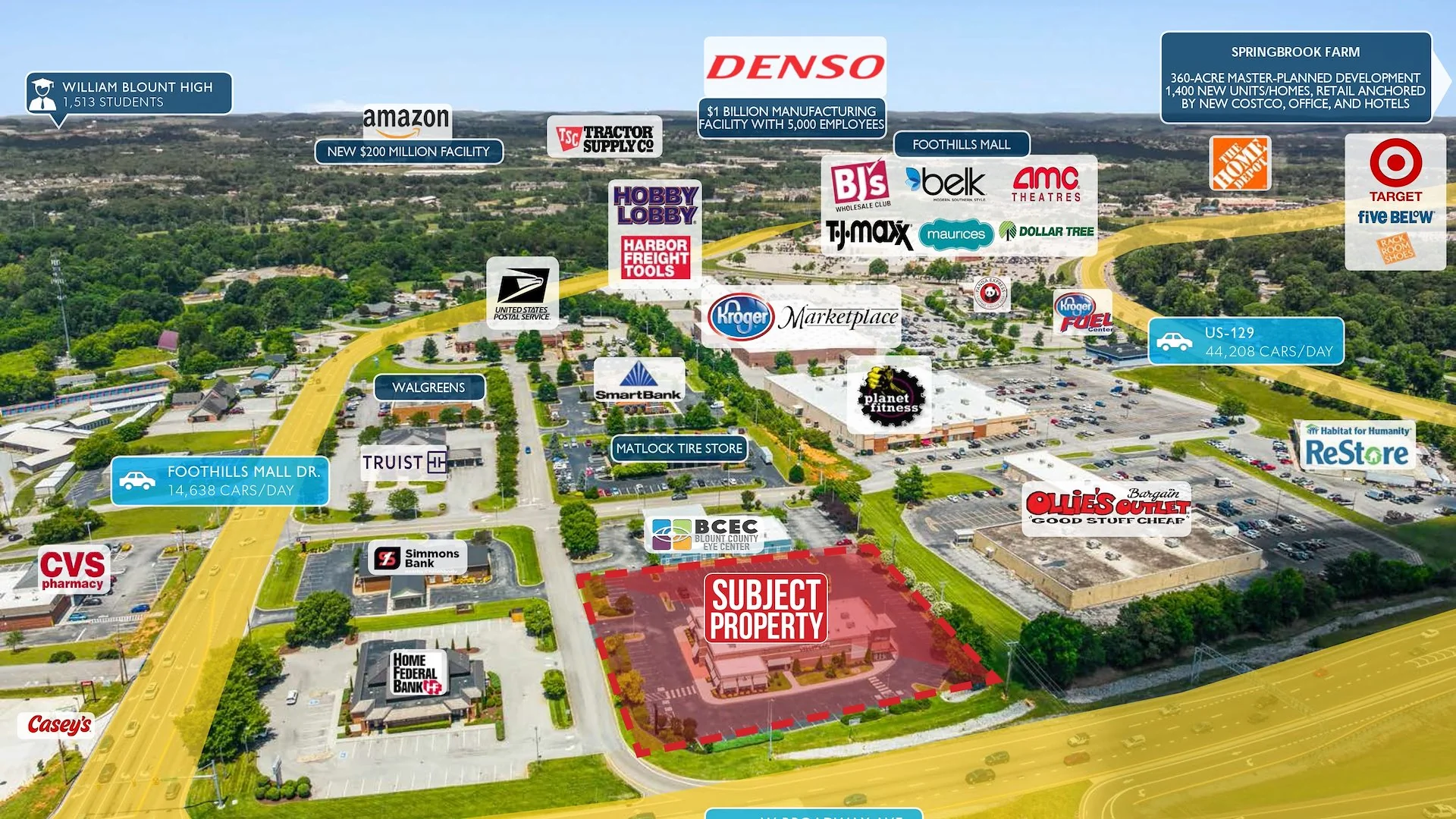 Covenant Health Strip Center | 100% Leased | Adjacent… — Sale in Maryville (Knoxville Msa), TN, photo 4 of 5