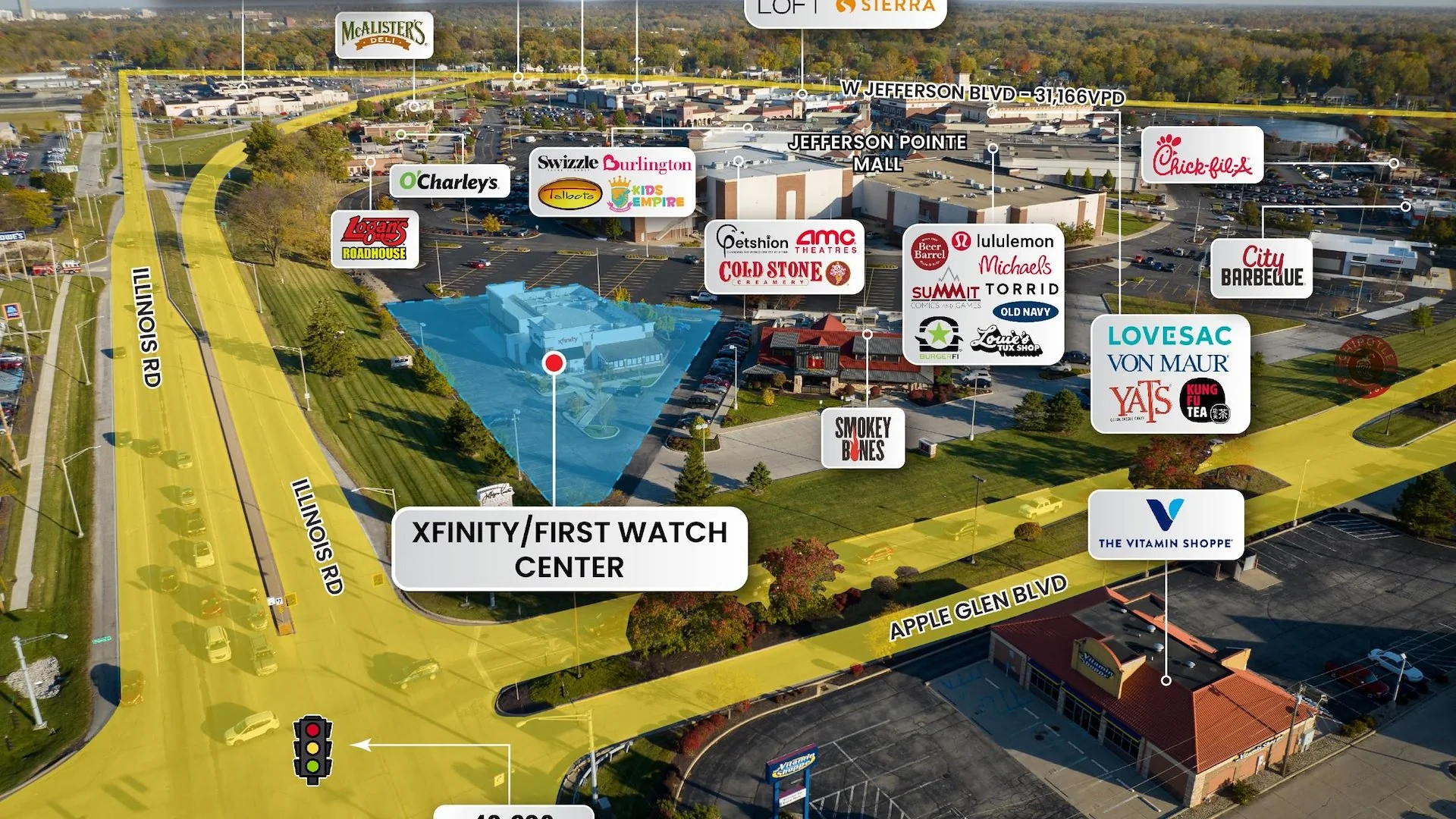 Xfinity & First Watch Two-Tenant Center — Sale in Fort Wayne, IN, photo 4 of 4