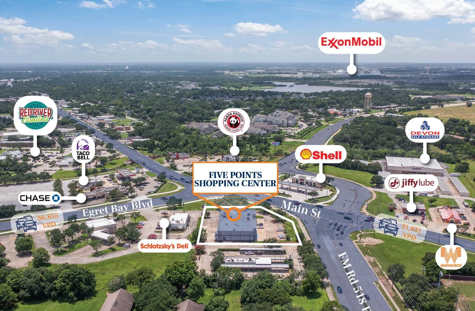 Five Points Shopping Center — Sale in League City, TX, photo 2 of 6