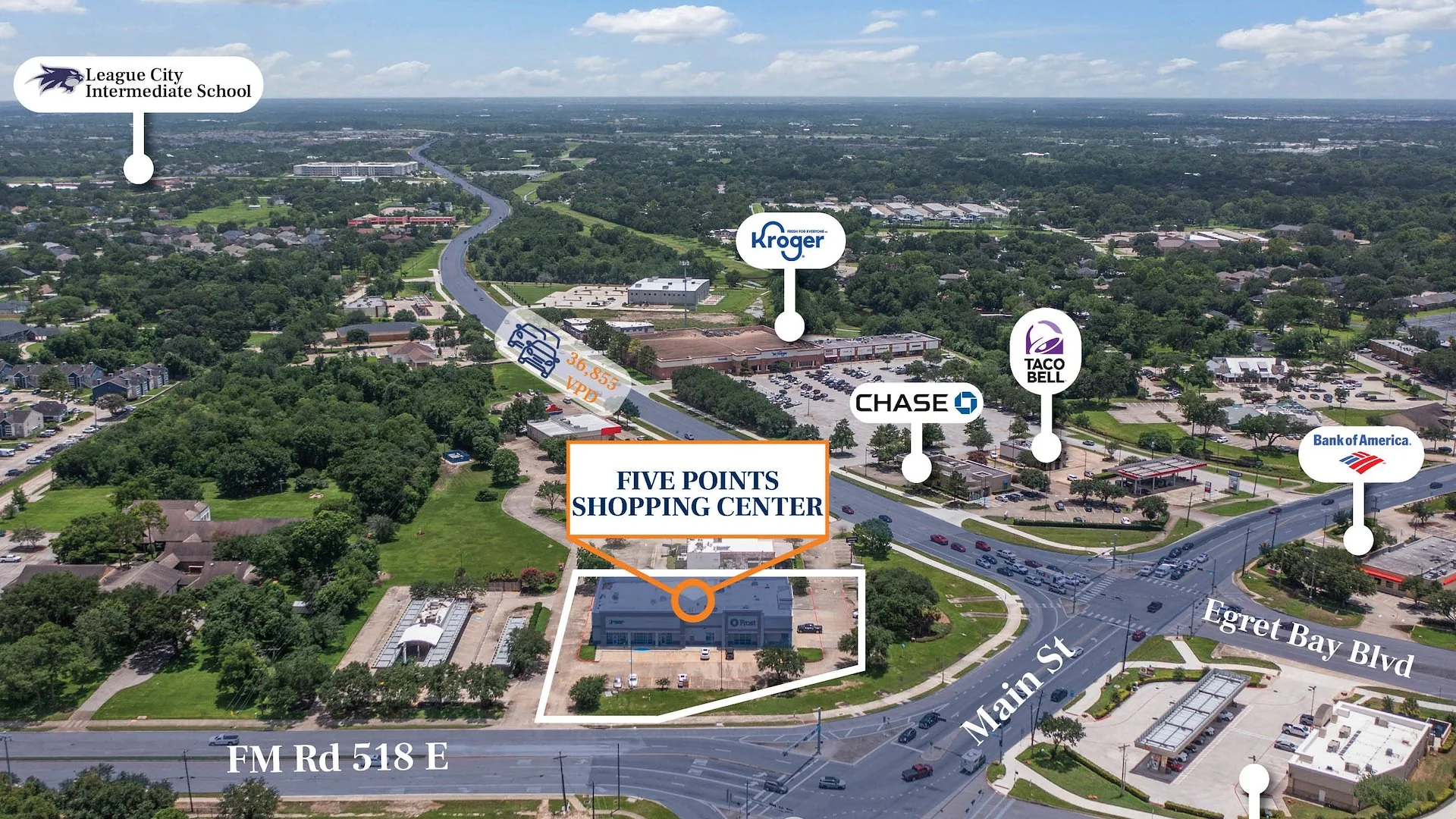 Five Points Shopping Center — Sale in League City, TX, photo 4 of 6
