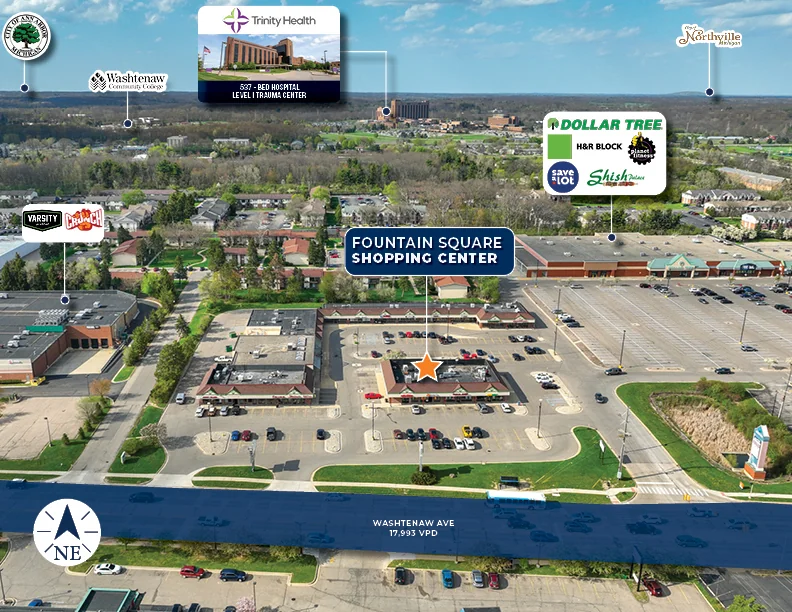 Fountain Square Shopping Center — Sale in Ypsilanti, MI, photo 3 of 7