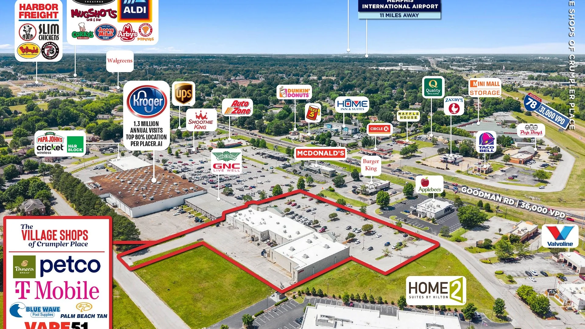 Village Shops of Crumpler Place — Sale in Olive Branch, MS, photo 1 of 2