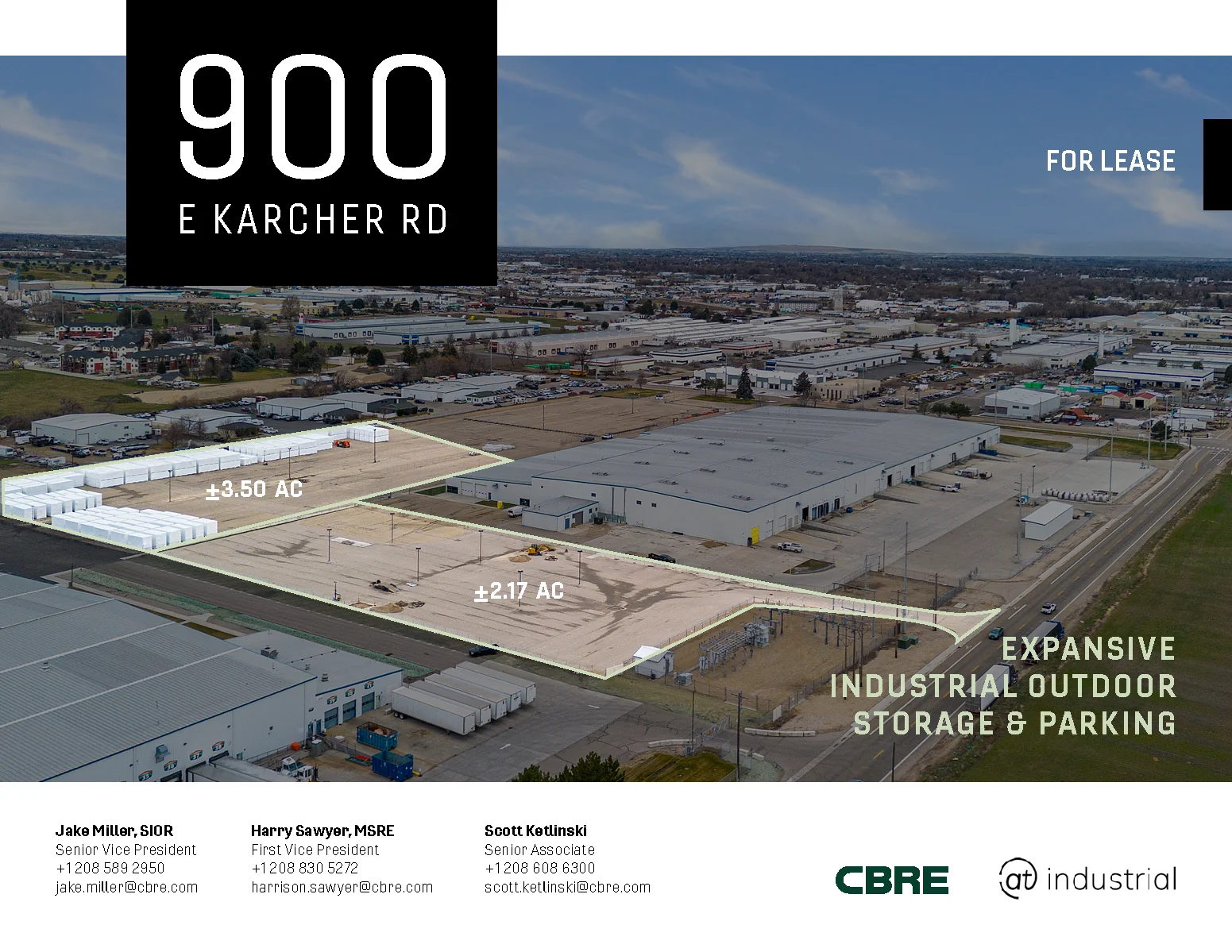 Expansive Industrial Outdoor Storage & Parking — Lease in Nampa, ID, photo 1 of 3