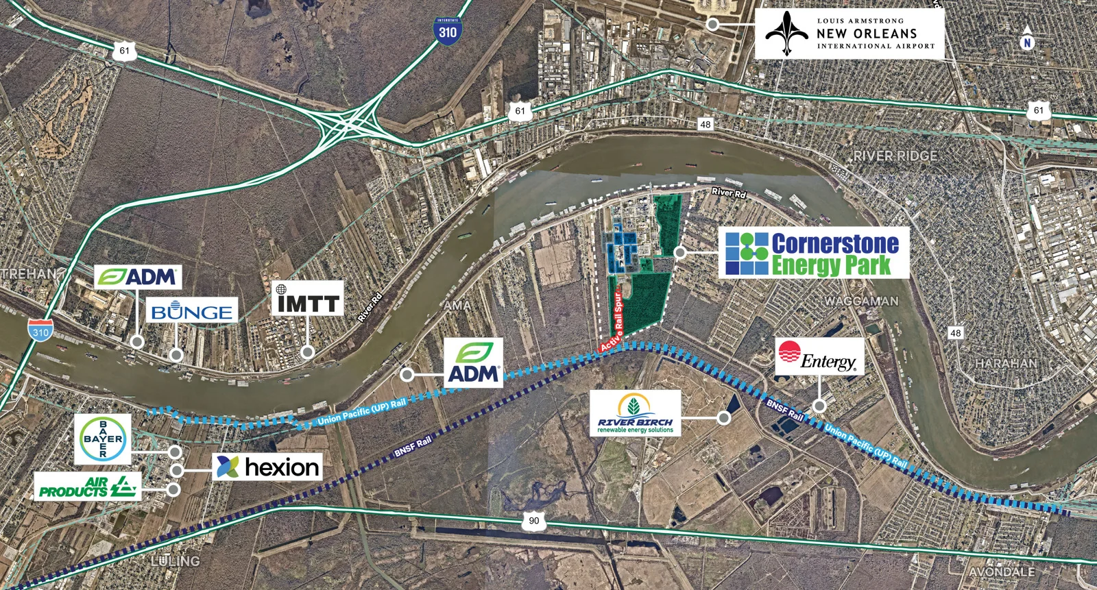 Cornerstone Chemical — Lease in Avondale, LA, photo 6 of 8