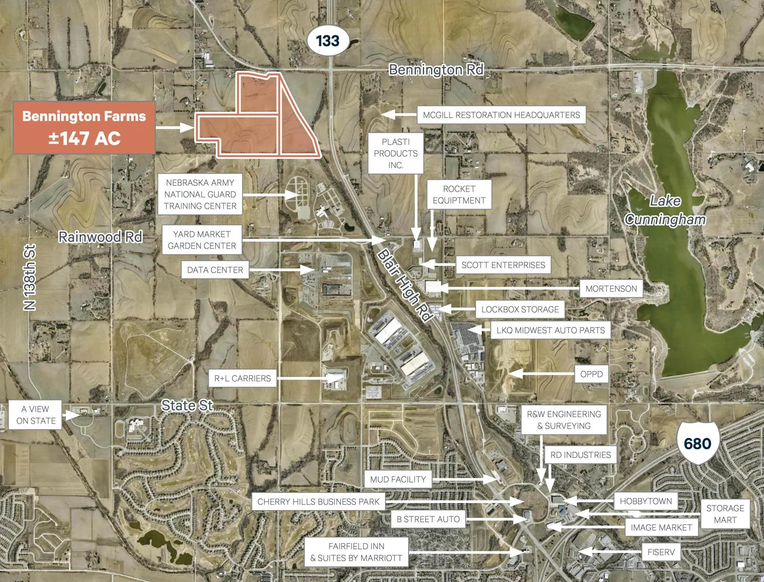 Bennington Farms - Industrial Land | For Sale — Sale in Omaha, NE, photo 3 of 3